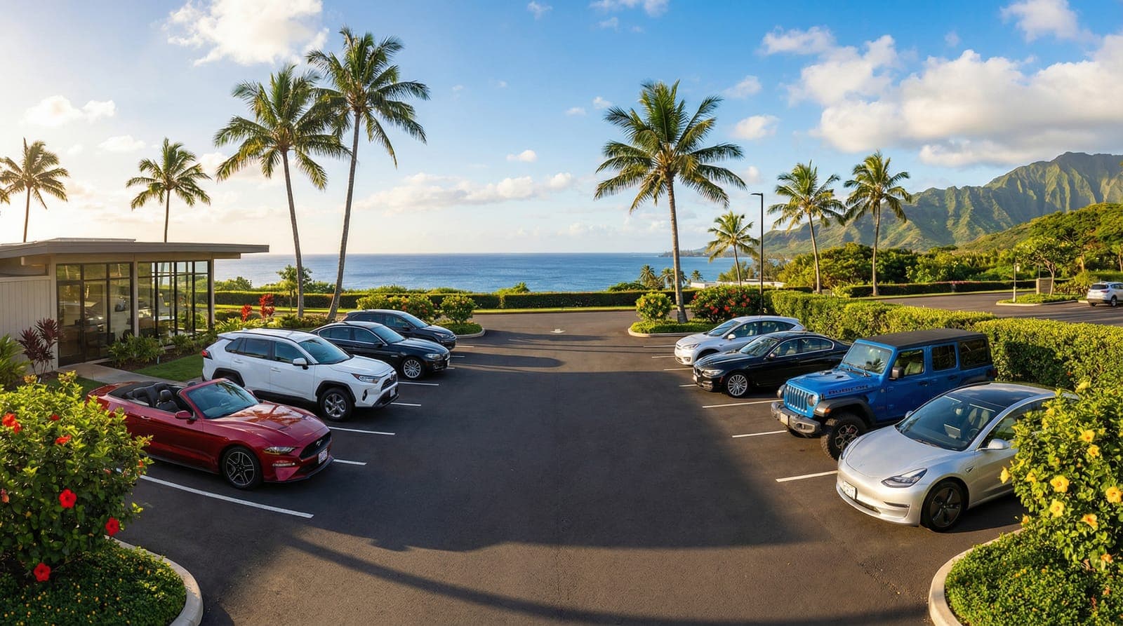 Car rental pickup and delivery locations in Honolulu Hawaii